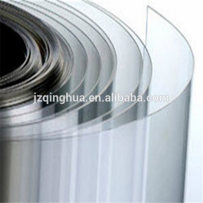 0.6mm color super clear transparent PVC plastic rigid sheet in roll